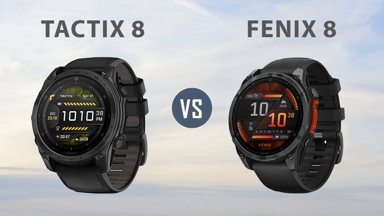 Garmin Tactix 8 vs Garmin Fenix 8